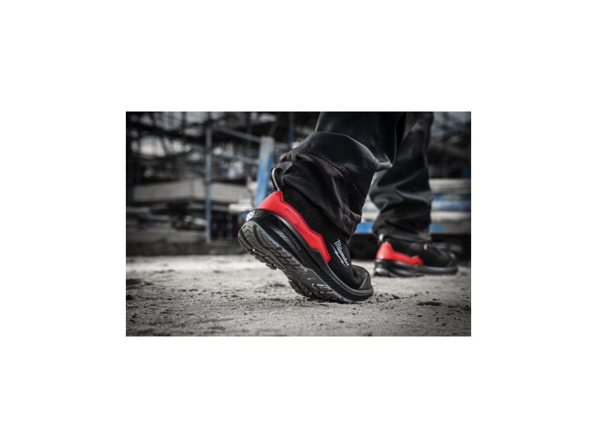 Sicherheits-Halbschuhe schwarz - Milwaukee, FLEXTRED S3PS BOA Leder