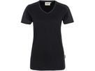 Damen-V-Shirt Contrast Performance - 50% Baumwolle, 50% Polyester, 160 g/m²