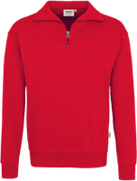 Zip-Sweatshirt Premium Gr. 2XL, rot - 70% Baumwolle, 30% Polyester, 300 g/m²