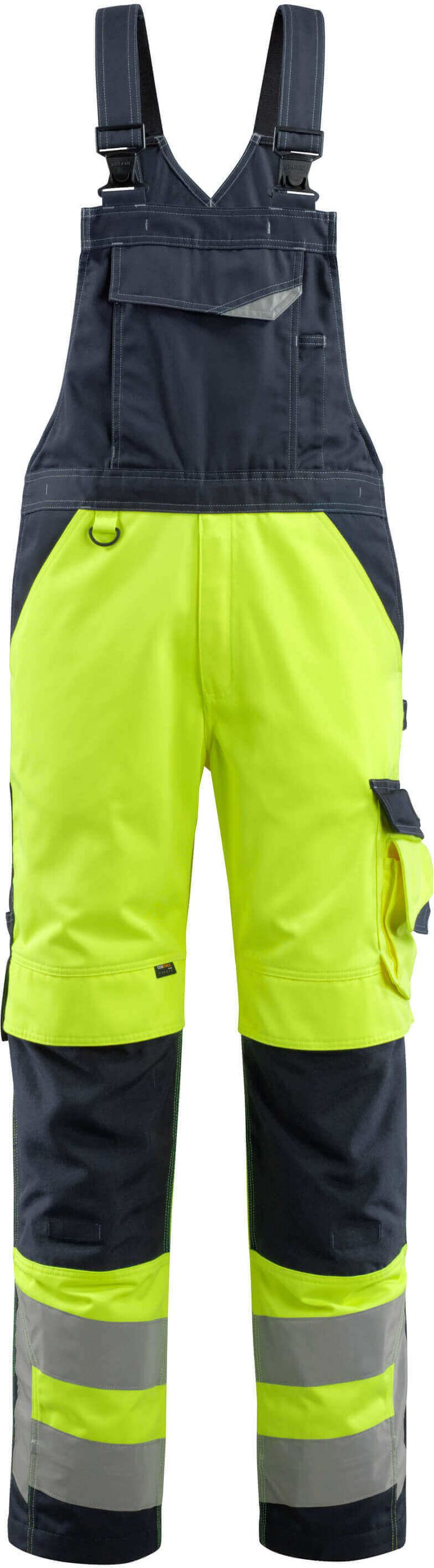 Latzhose MASCOT mit Knietasche - 65% PES / 35% CO, 290 g/m2