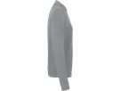 Longsleeve-Poloshirt Perf. 6XL grau mel. - 50% Baumwolle, 50% Polyester, 220 g/m²
