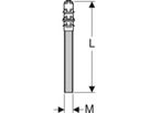 PushFit Set Gewindestangen, 250 mm - Set à 2 Stk.