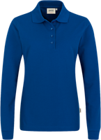 Damen-Longsl.-Polosh. Perf. 2XL u.mar-b. - 50% Baumwolle, 50% Polyester, 220 g/m²