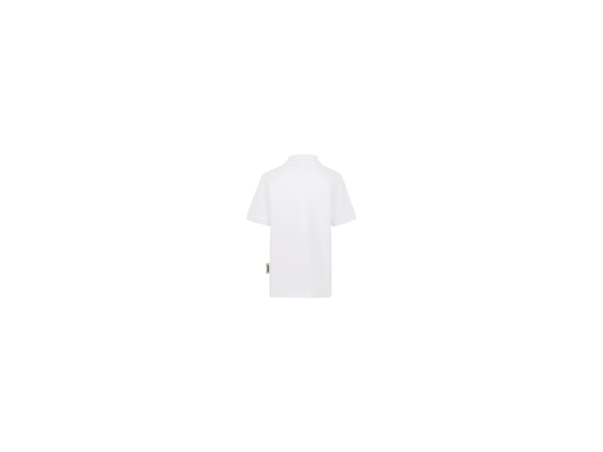 Kids-Poloshirt Classic Gr. 128, weiss - 100% Baumwolle, 200 g/m²
