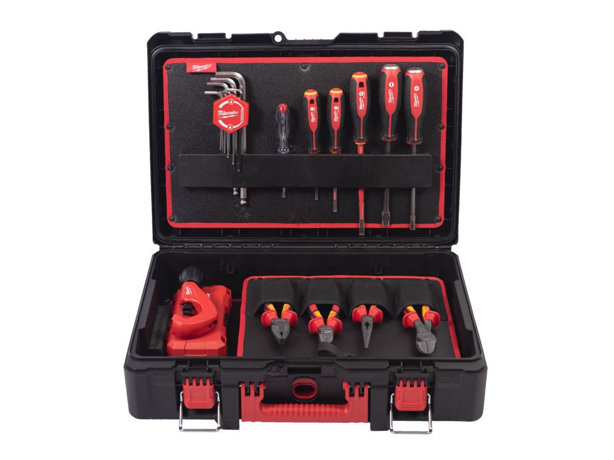 Werkzeugkoffer Installateur SET 73-tlg. - Milwaukee im PACLOUT Koffer