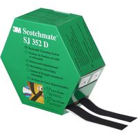 Klettband Scotchmate 25mm x 5m schwarz - Nylon-Schlingen- + Hakenband SJ-352D