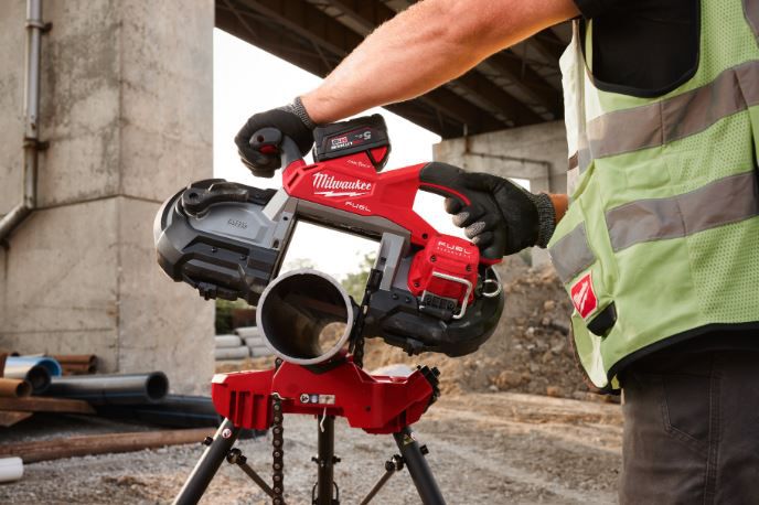 Akku-Bandsäge Milwaukee M18 FBS127D0-0C - Schnittl. 127x127 mm