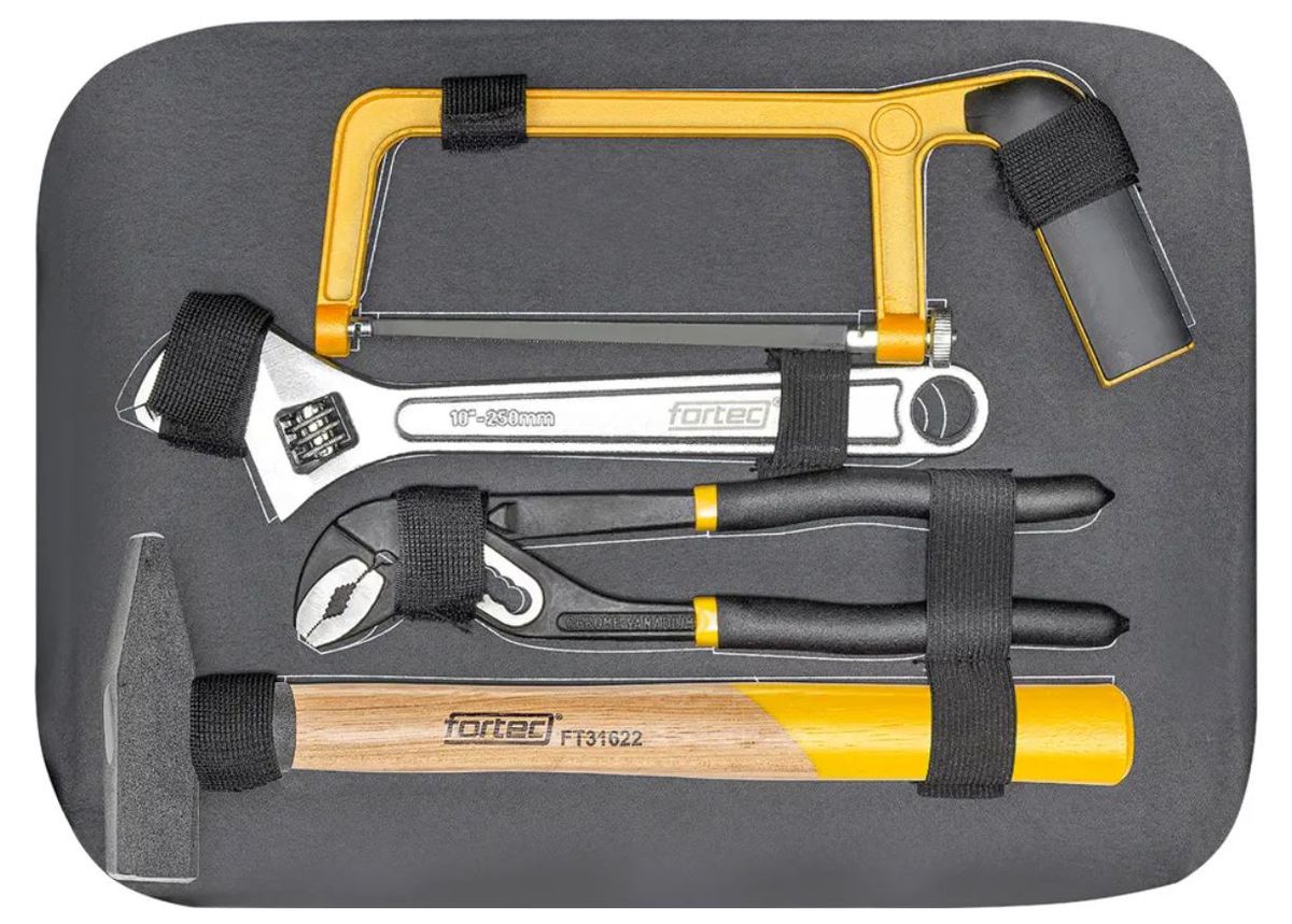 Werkzeugkoffer ABS, Carbon Mini - 126-tlg.