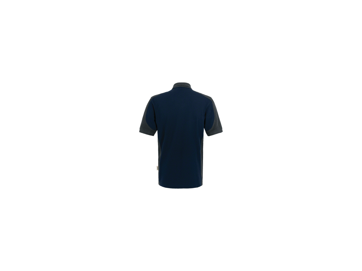 Poloshirt Contrast Perf. S tinte/anth. - 50% Baumwolle, 50% Polyester, 200 g/m²