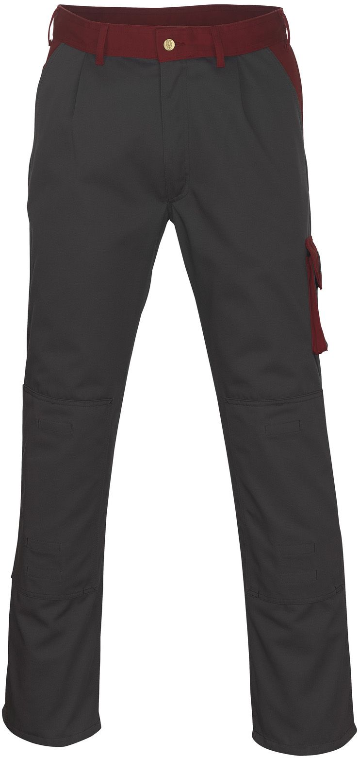 Torino Bundhose anthr./rot Gr. 82C54 - 65% Polyeste / 35% Baumwolle