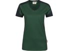 Damen-V-Shirt Contrast Performance - 50% Baumwolle, 50% Polyester, 160 g/m²