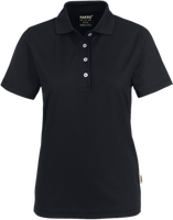 Damen-Poloshirt COOLMAX 2XL schwarz - 100% Polyester, 150 g/m²