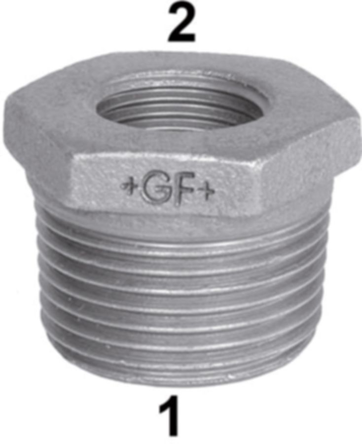 Nippel reduz. +GF+ 241 schwarz