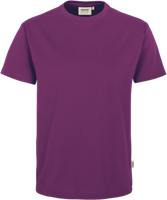 T-Shirt Performance Gr. 2XL, aubergine - 50% Baumwolle, 50% Polyester, 160 g/m²