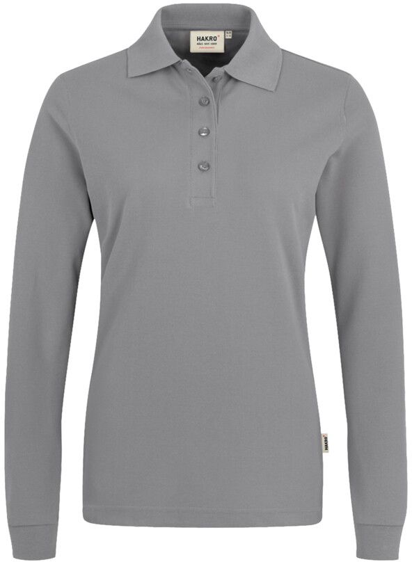 Poloshirt langärmelig Einlaufvorbehand. - 50 % Baumw. 50 % Polyester, Gr. XS-6XL