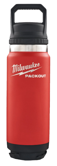 Thermosflaschen MILWAUKEE PACKOUT - 700 ml mit Schraubdeckel, rot