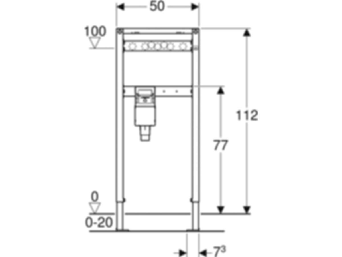 Geberit Duofix Waschmaschinen-Element - Typ 112