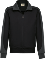 Sw.jacke Contr. Perf. 2XL schwarz/anth. - 50% Baumwolle, 50% Polyester, 300 g/m²