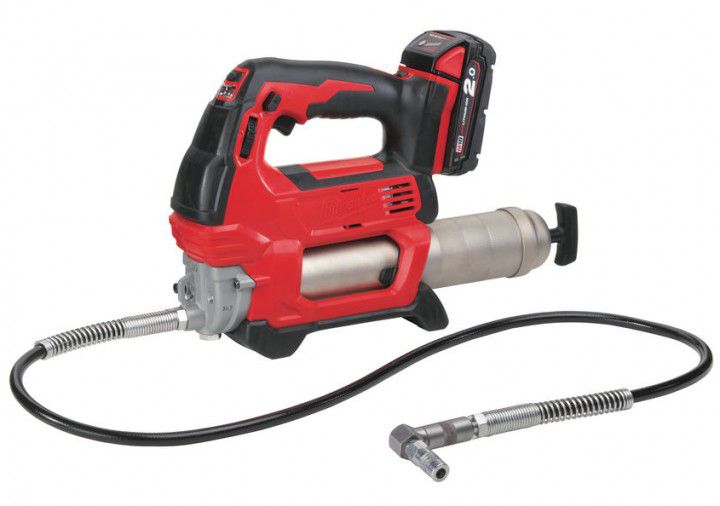 Akku-Fettpresse M12 GG 4.0 Ah. - Max.Betriebsd. 562 bar