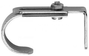 Schrankrohrmittelträger vernickelt - 18 mm