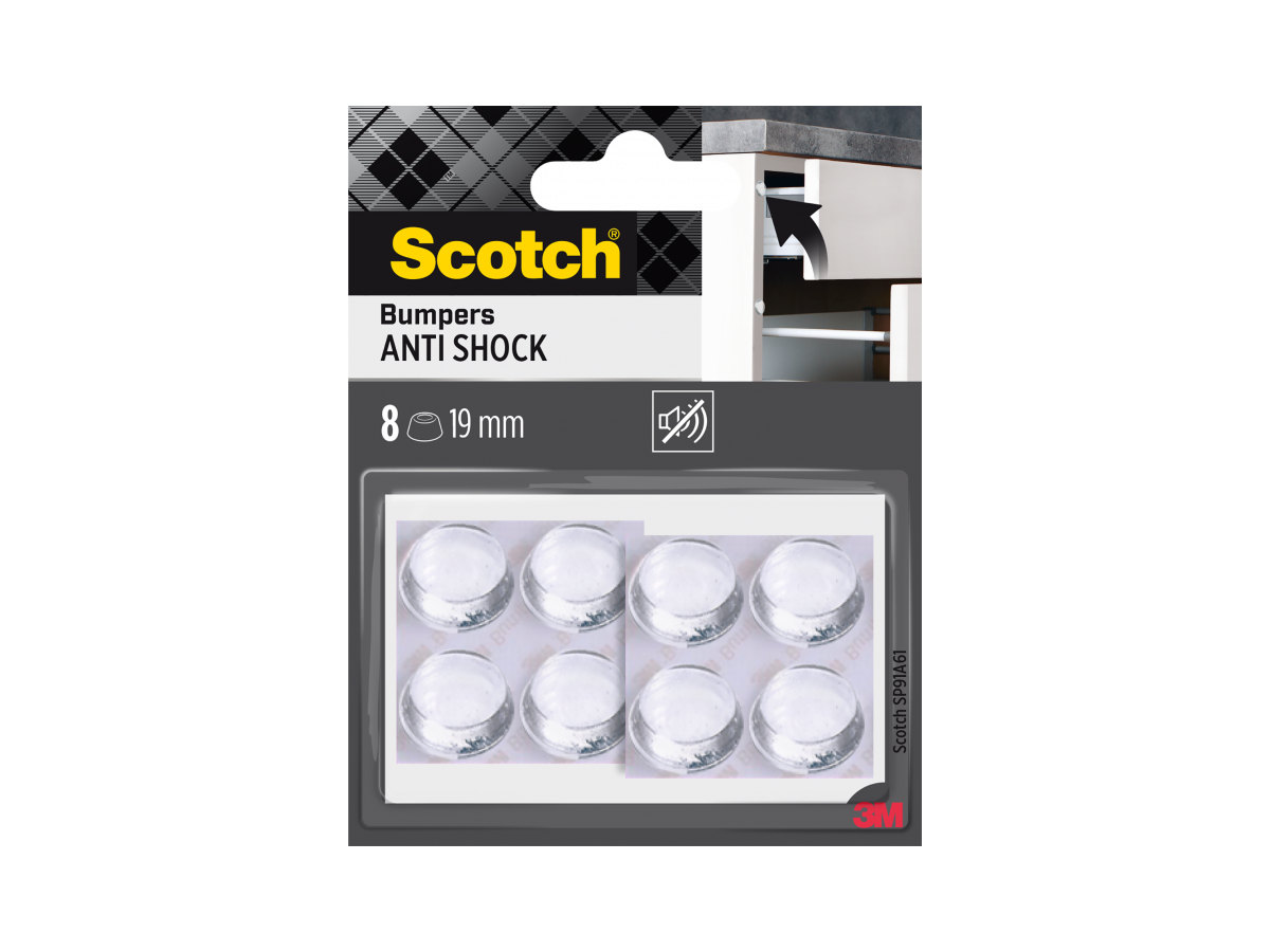 Schutzpuffer trsp Ø19mm, selbstklebend - SB 8 Stk.