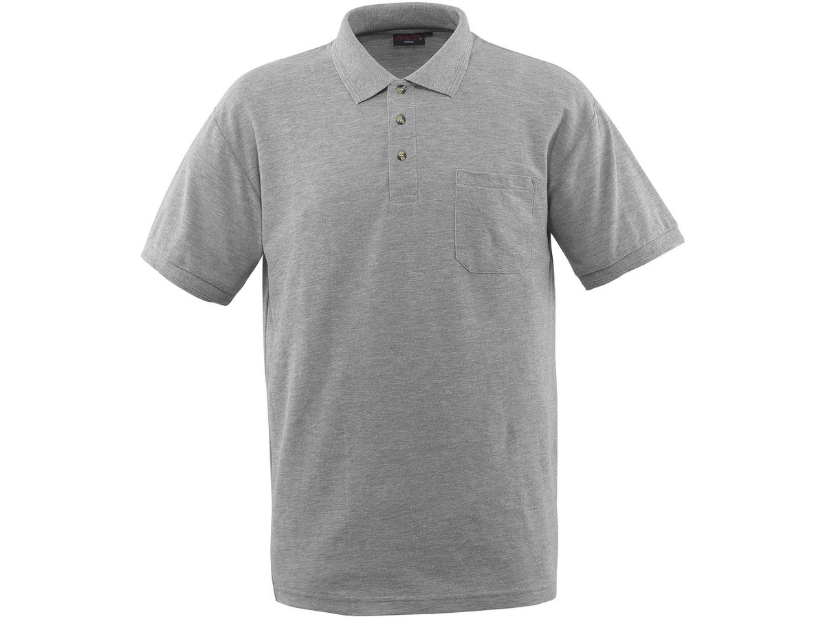Borneo Polo Shirt grau-meliert Gr. XL - 60% Baumwolle / 40% Polyester