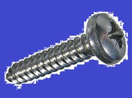 Linsen-Blechschrauben INOX A2 mit Kreuz- - schlitz Pozidriv Form Z, Spitze Form C