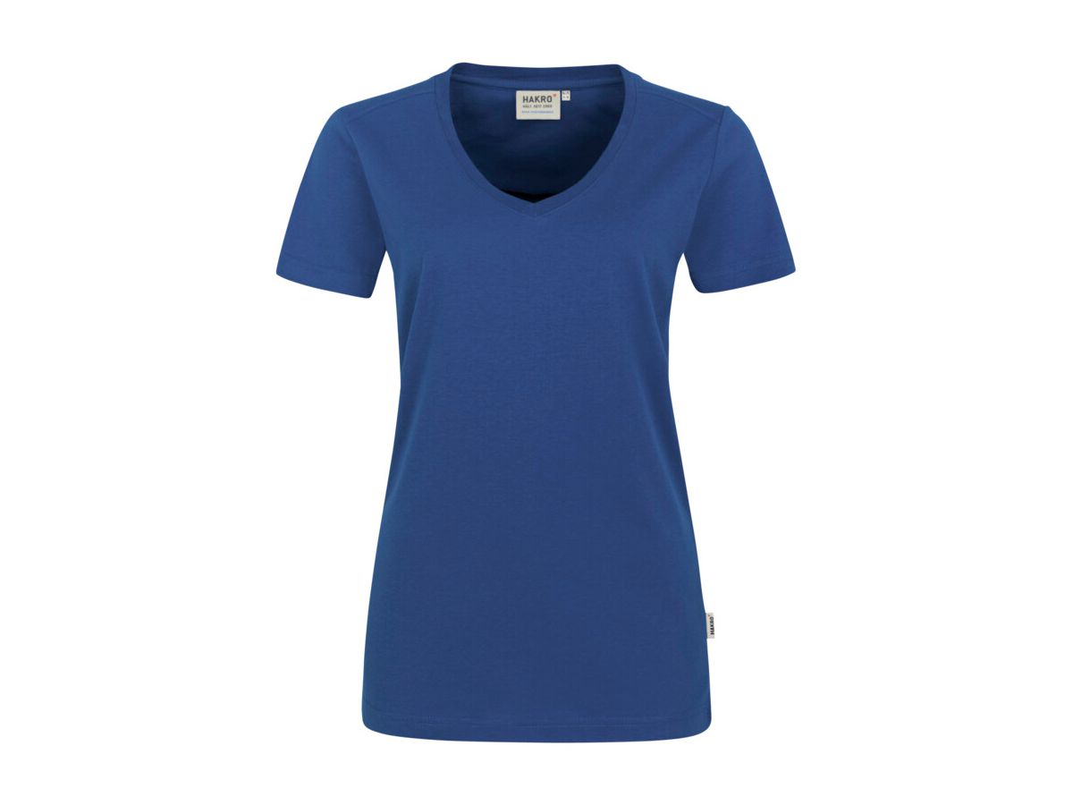 Damen V-Shirt Mikralinar PRO, Gr. L - hp ultramarinblau