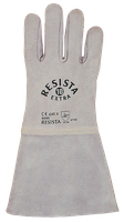 Schweisserhandschuhe Resista-extra - Lederstulpe 35 cm. lang