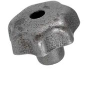 Sterngriffe mit Gewinde aufgebohrt - Grauguss GG 20 blank DIN 6336D