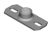 Pipex Grundplatte "Mini", 6-kant Mutter - 3.27/11.7 Inox A4