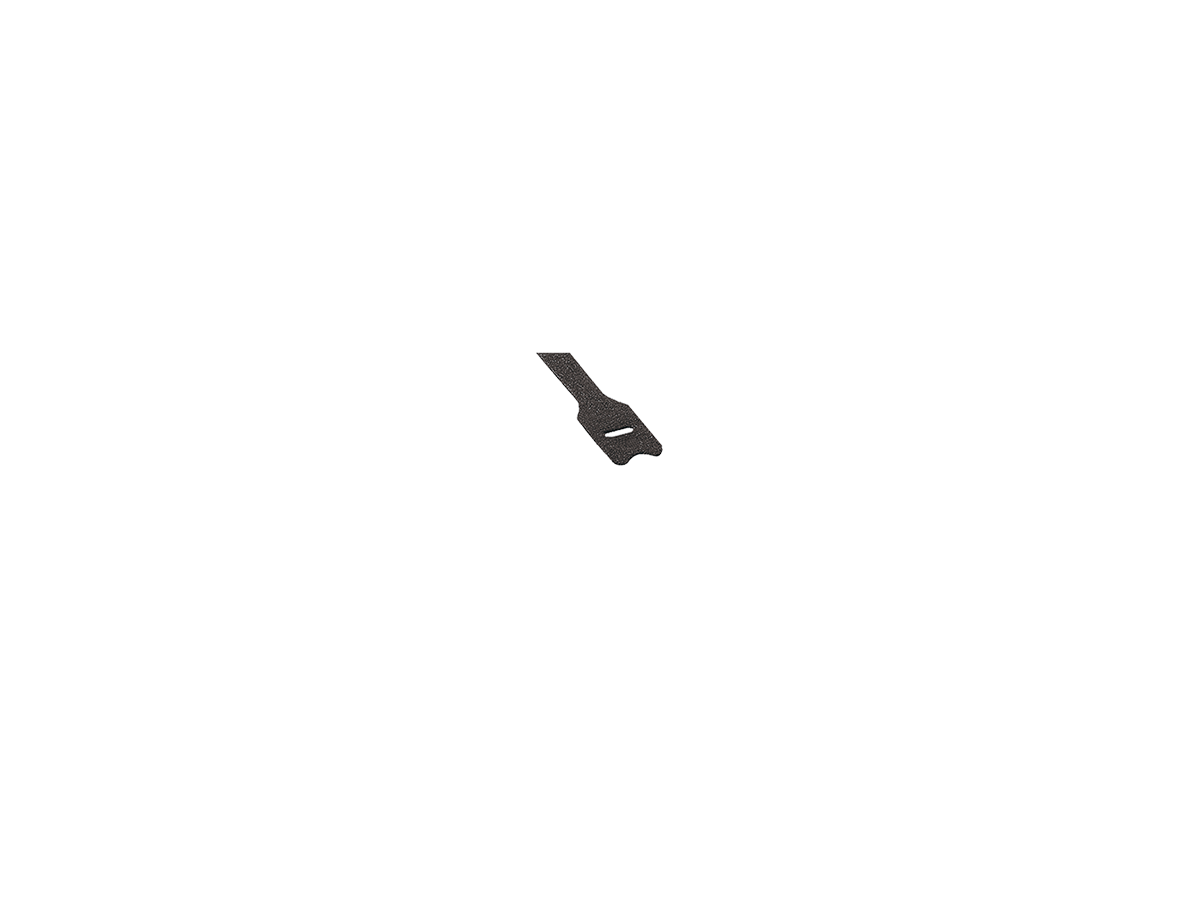 Kabelbinder HLT2I-X0 / 12.7 x 203 mm - mit Klettverschluss, schwarz, Panduit