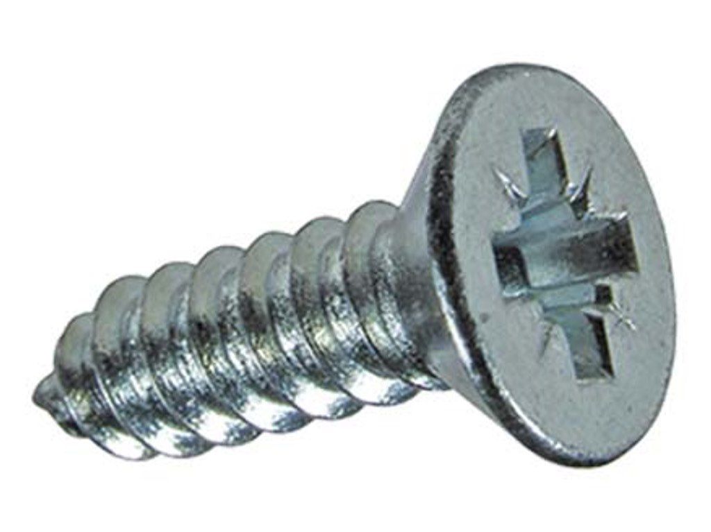 Senk-Blechschr Pozi+Spitze St vzb 2,9x13 - DIN 7982C    Pak à 200 Stk