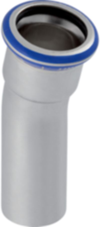 Mapress Edelstahl Bogen 15° - mit Steckende