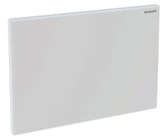 Abdeckplatte, zu Geberit Hygienespülung - Edelstahl gebürstet