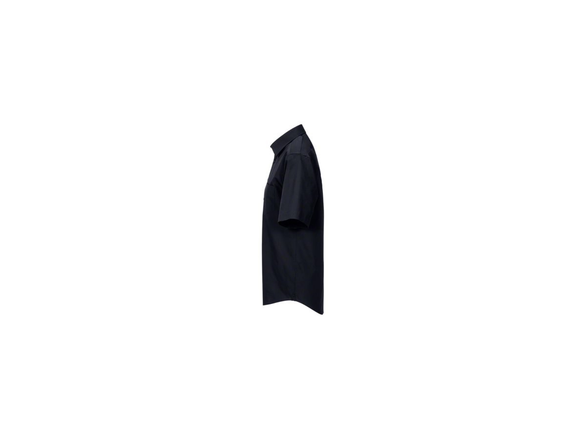 Hemd ½-Arm Performance Gr. 4XL, schwarz - 50% Baumwolle, 50% Polyester, 120 g/m²