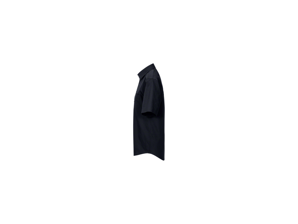 Hemd ½-Arm Performance Gr. XL, schwarz - 50% Baumwolle, 50% Polyester, 120 g/m²