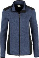 Damen-Strickfl.-Ja. Churc. 2XL mari. mel - 100% Polyester, 280 g/m²