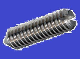 Gewindestifte mit Schlitz und Spitze - INOX A1 ISO 7434 DIN 553