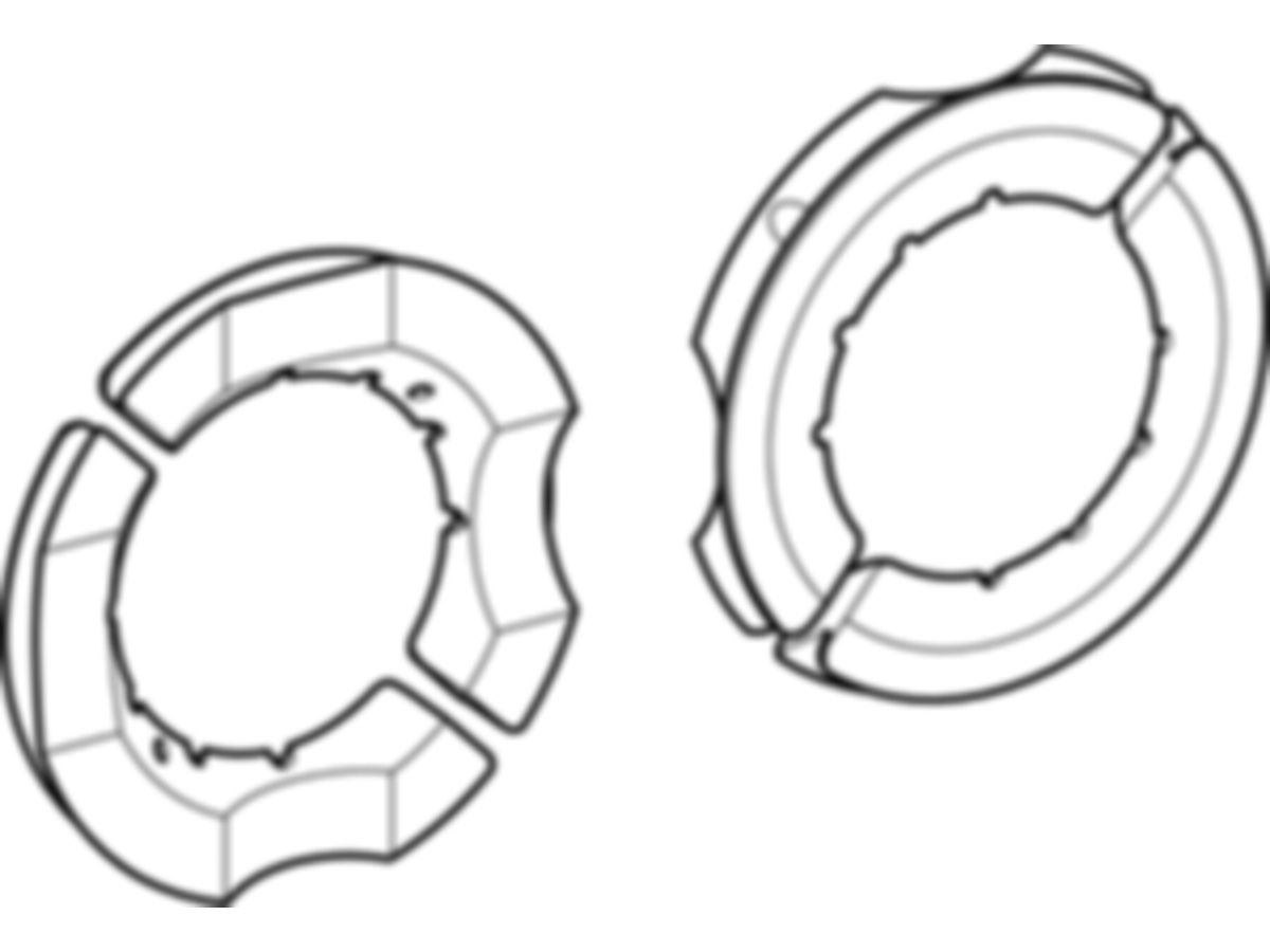 Geberit Einsatzbacken zu Aufspannpl. - 110 mm