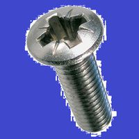 Linsen-Senkschrauben mit Kreuzschlitz - Pozidriv Form Z INOX A2 DIN 966A