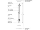 Einbaugarnitur 9601 tele, kurz 3/4"- 2" - für Hausanschluss-Schieber