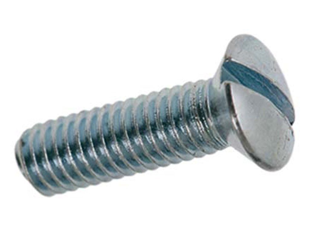 Lsk-Schr mit Schlitz St 4.8 vzb M4x14 - DIN 964A    Pak à 200 Stk