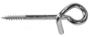 Schaukelhaken verz.160x10mm - mit Holzgewinde, SB  1 Stk.