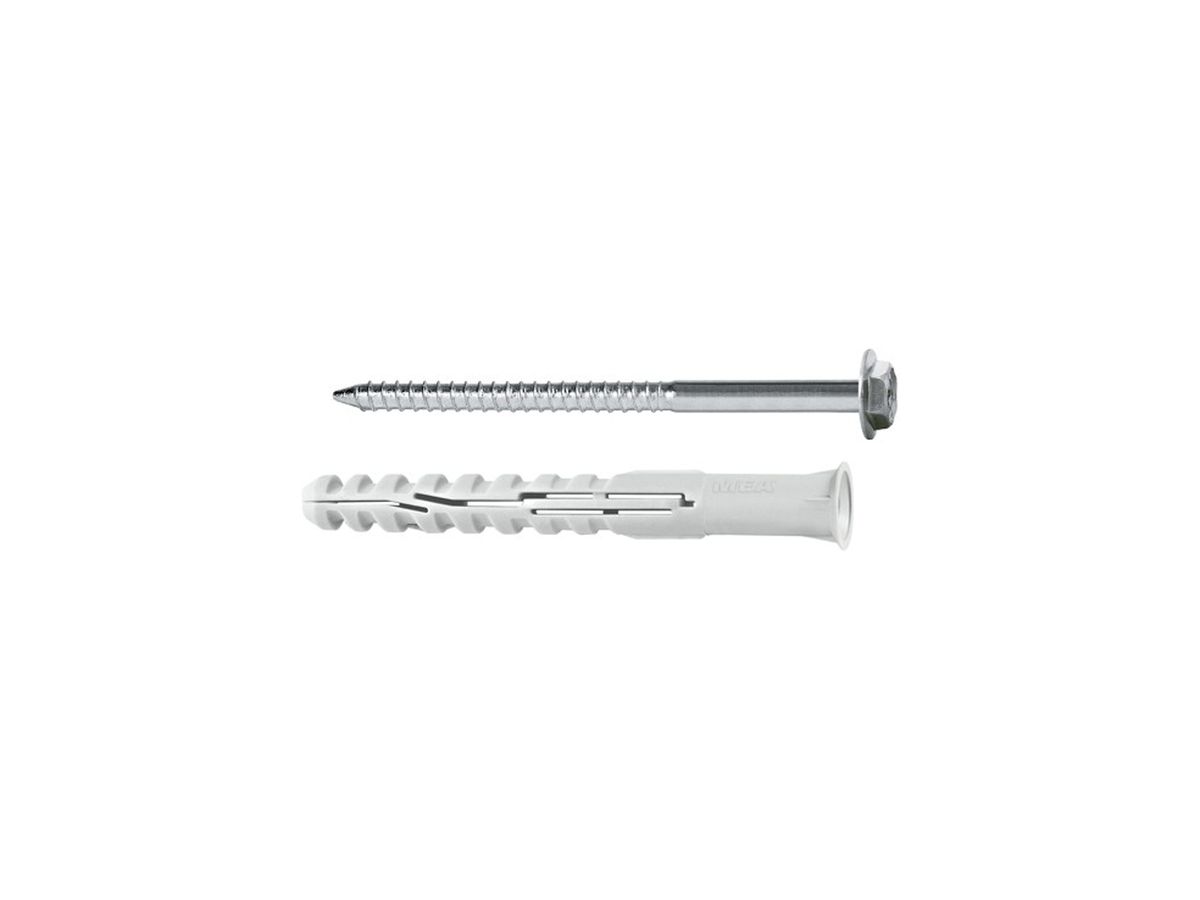 Rahmendübel  6kt PMFR-6 14x200 - Sechskant SW17/TX50, verz-blau 25 Stk.