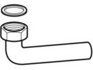 Geberit Anschlussbogen 90° 48 x 5/4" - Überwurfmutter; Dichtung