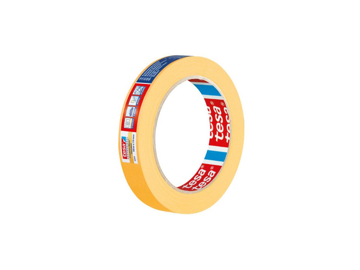 Abdeckband Tesakrepp 4344 - beige,braun, Profi
