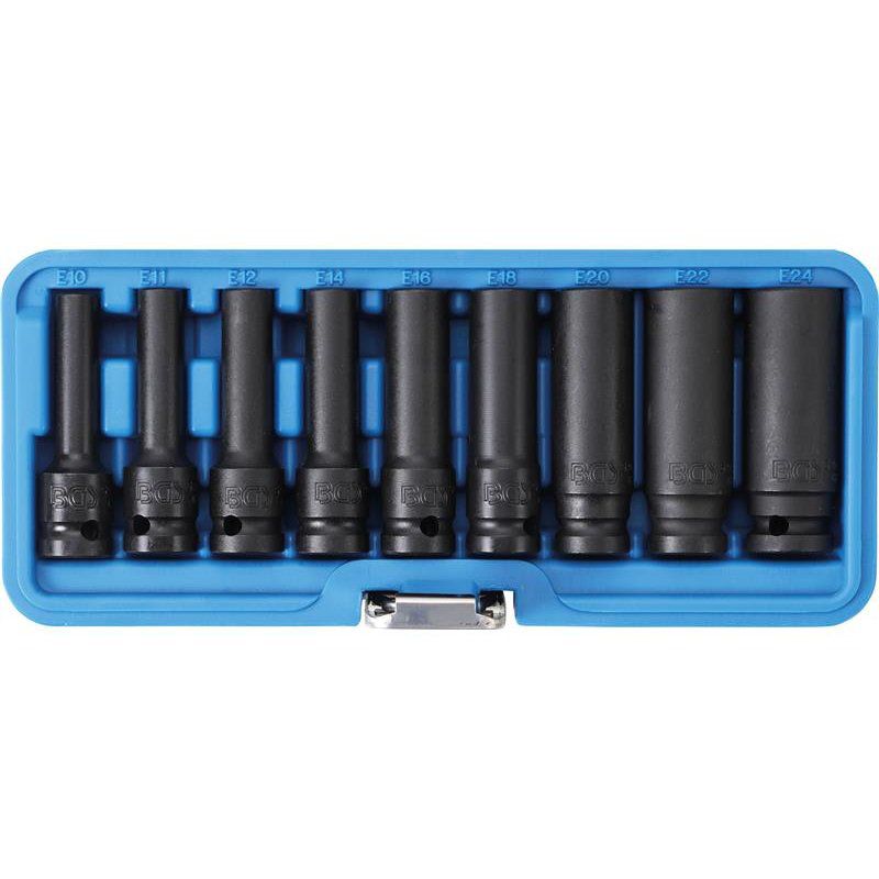 Radmuttern-Einsätze Condor lang 150 mm - 1/2"Antrieb 17/19/21 mm