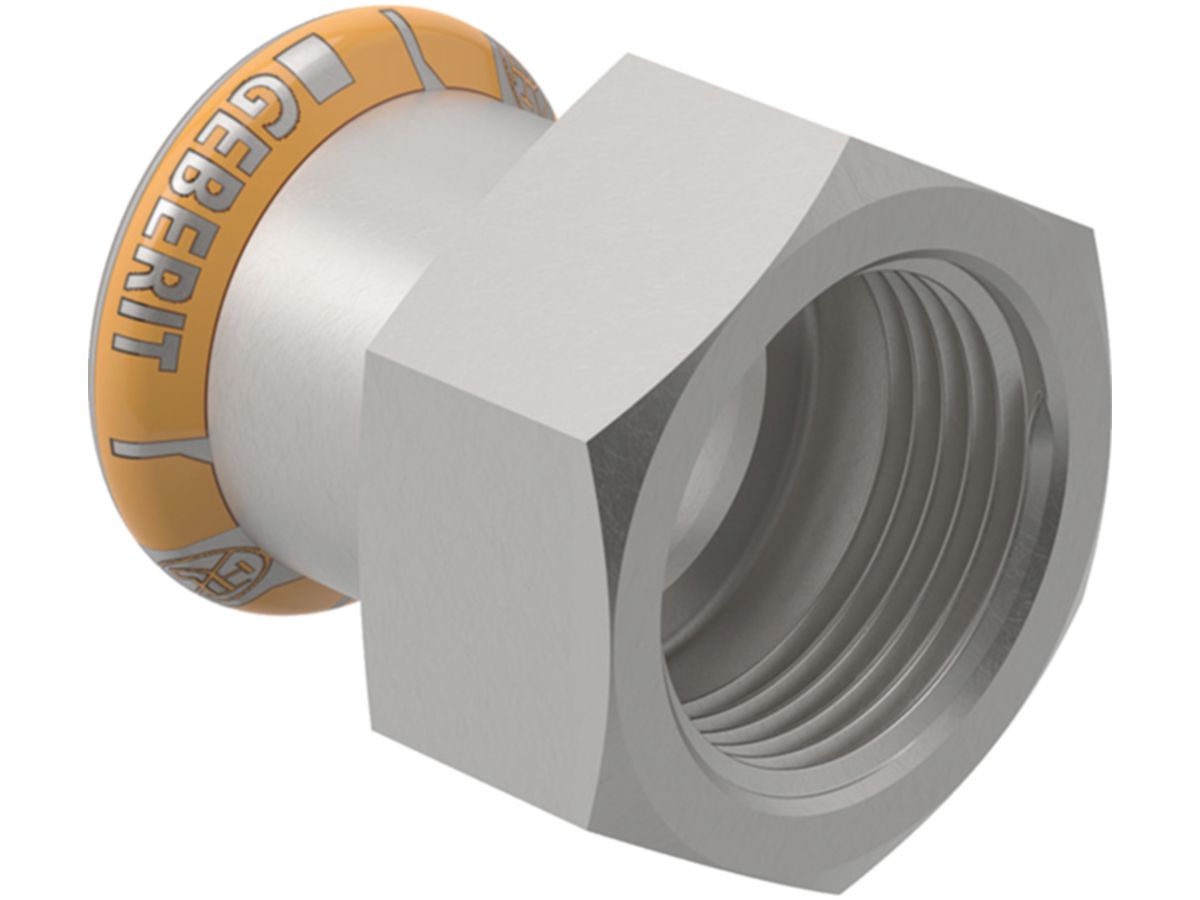 Mapress Therm Übergang mit Innengewinde - d=28mm, Rp=3/4"