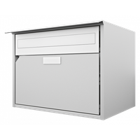 Briefkasten Alu 400 HUBER weissalu - BxHxT 415x310x292